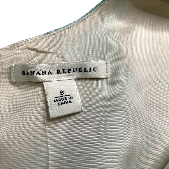 Banana Republic Green and Blue Sleeveless Sundress - Picture 3 of 13